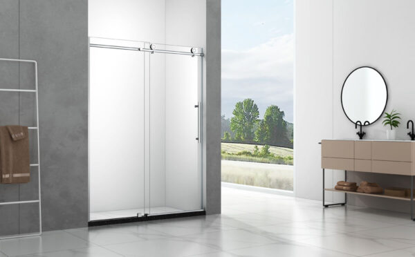 HS-9811 Frameless Shower Enclosure - Image 2