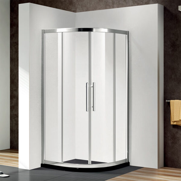 HS-2102 sliding shower door reversible